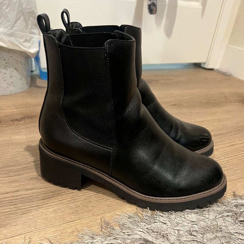 Lane Bryant Black Ankle Boots